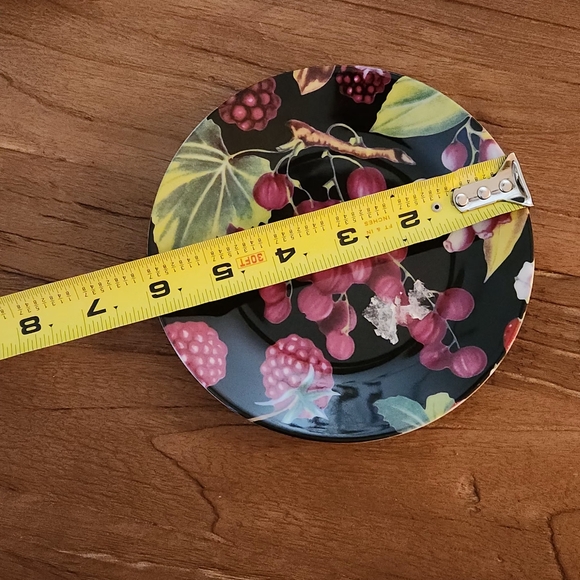 Set of 2 black, green, and multicolor Limoges porcelain Philippe Deshoulières - Picture 3 of 7